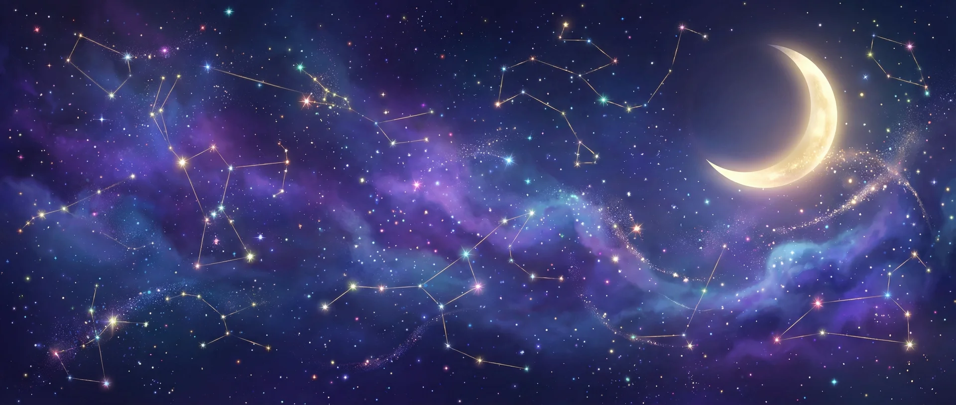 星空背景 - hskc.cc | 每日星座运势与塔罗占卜